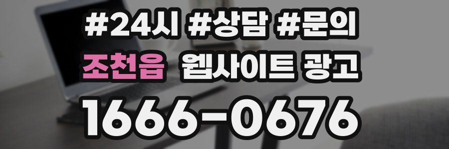 조천읍 웹사이트 광고