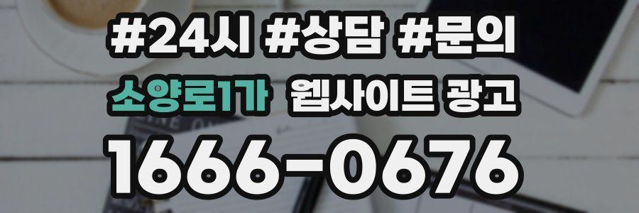 소양로1가 웹사이트 광고