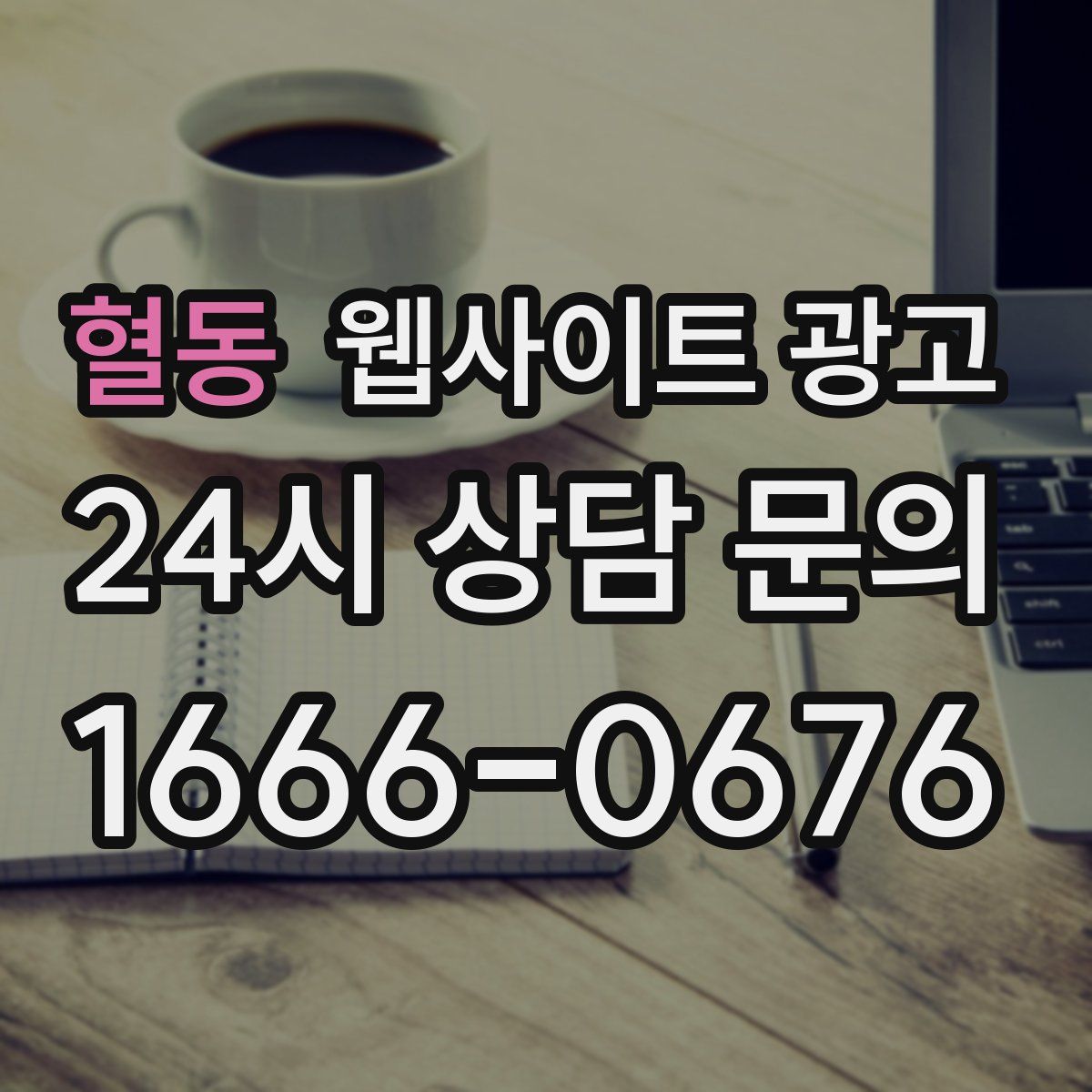 혈동 웹사이트 광고