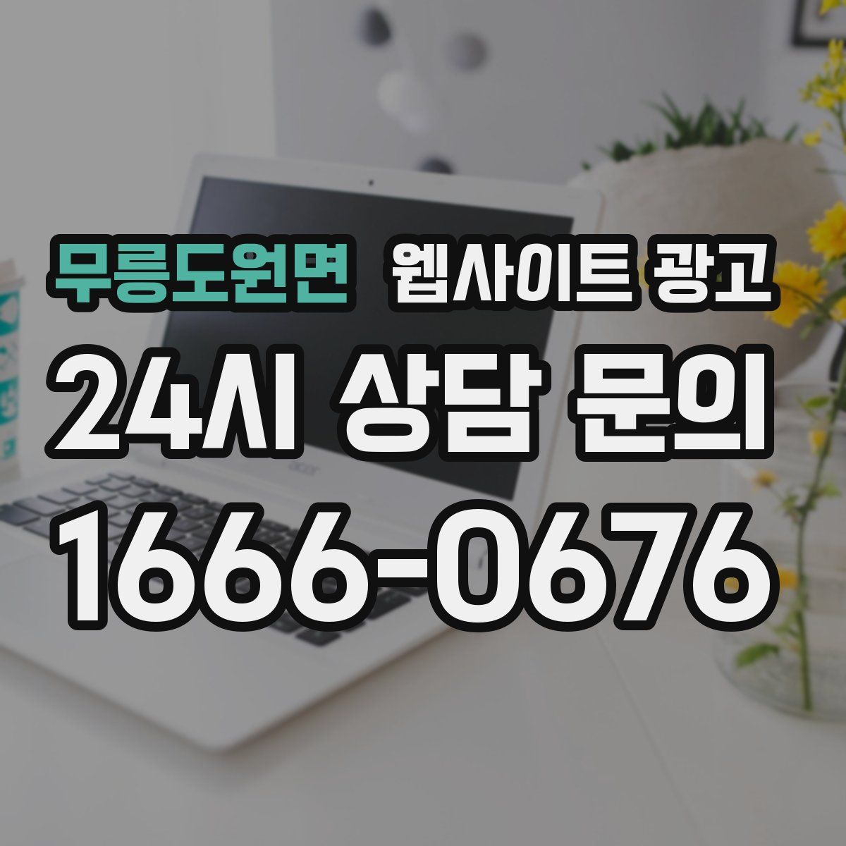 무릉도원면 웹사이트 광고