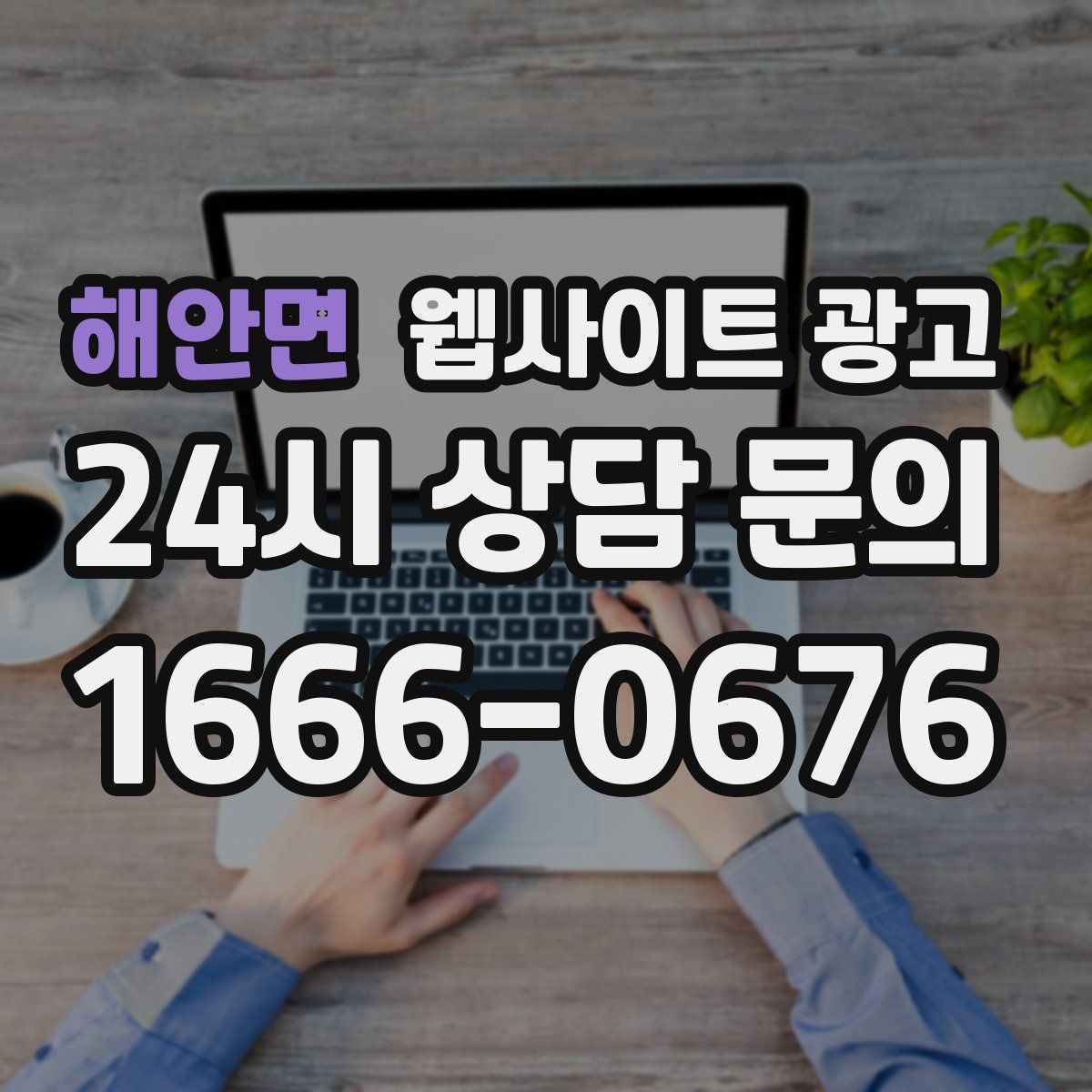 해안면 웹사이트 광고