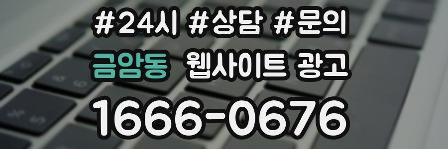 금암동 웹사이트 광고