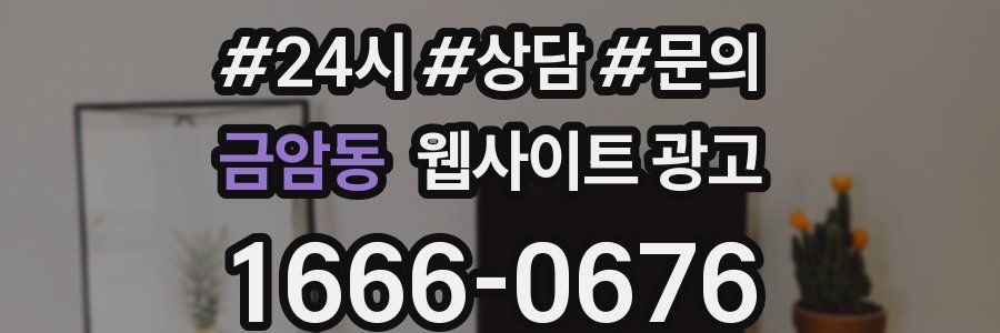 금암동 웹사이트 광고