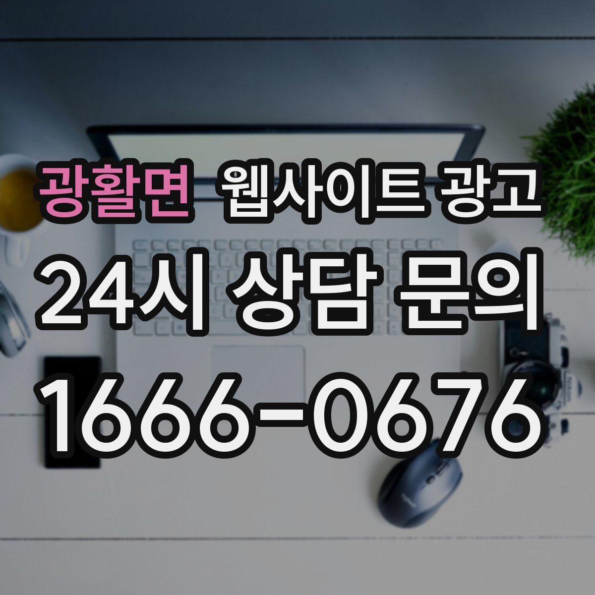 광활면 웹사이트 광고