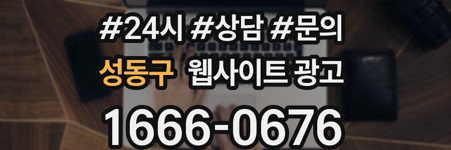 성동구 웹사이트 광고