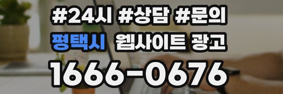 평택시 웹사이트 광고