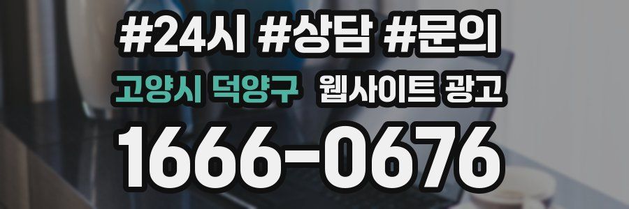 고양시 덕양구 웹사이트 광고