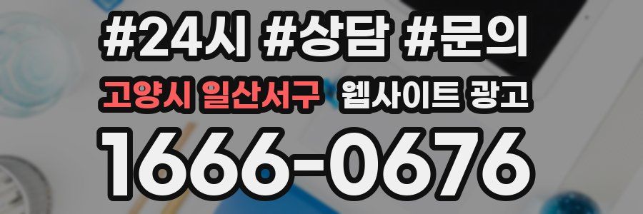 고양시 일산서구 웹사이트 광고