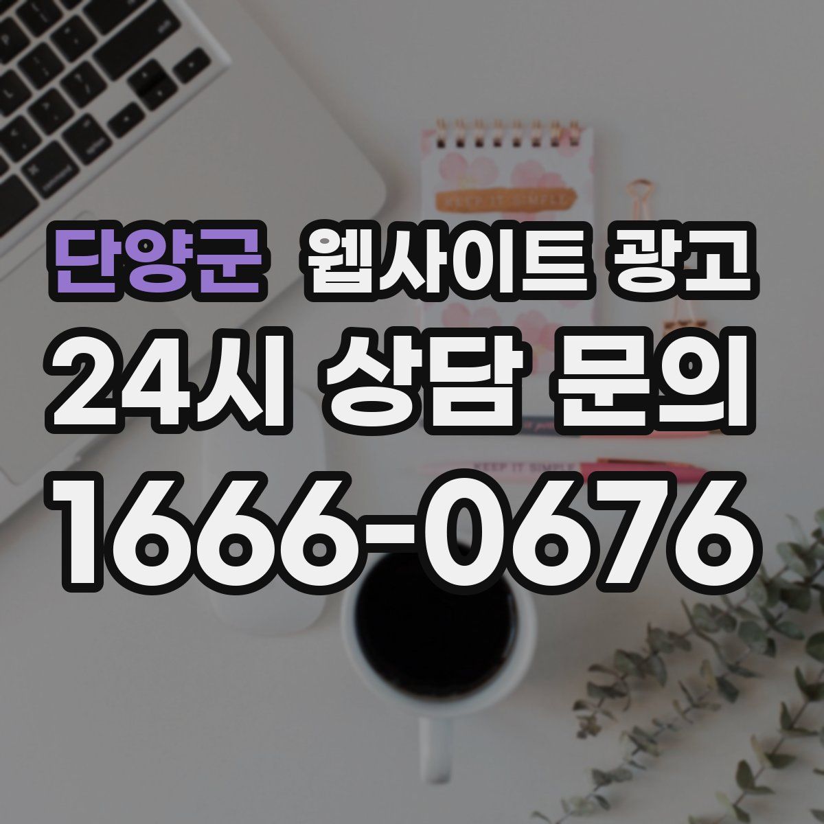 단양군 웹사이트 광고