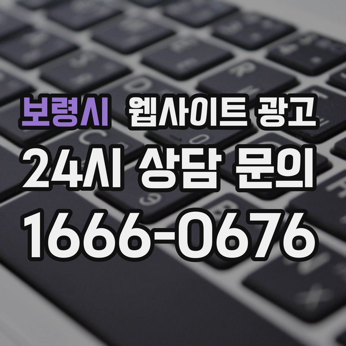 보령시 웹사이트 광고