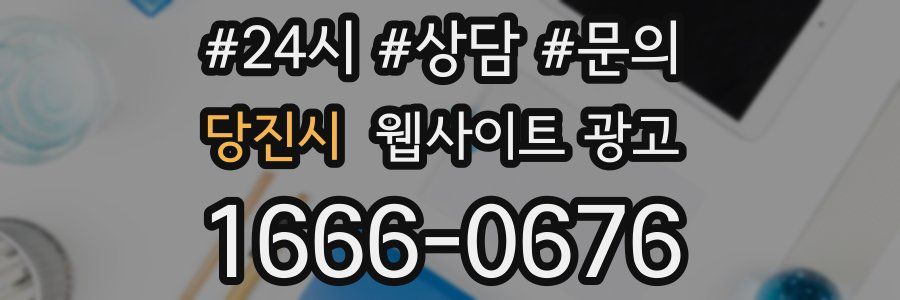 당진시 웹사이트 광고