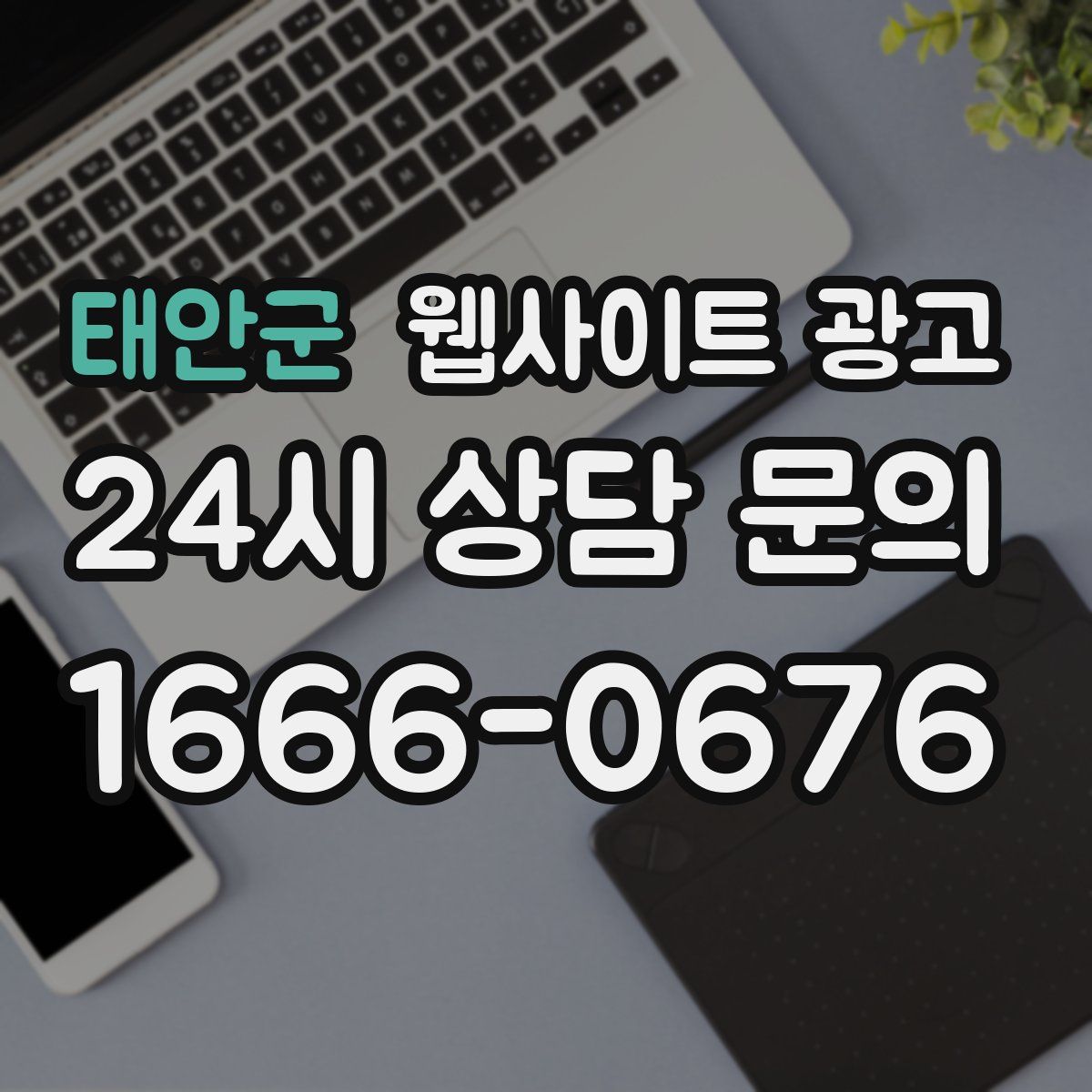 태안군 웹사이트 광고