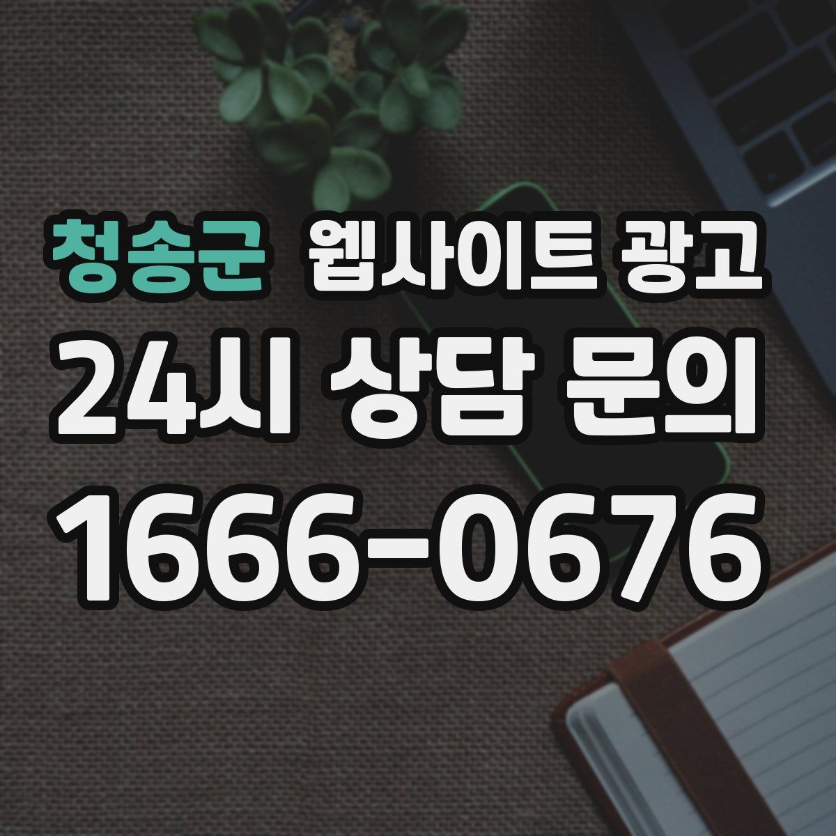 청송군 웹사이트 광고