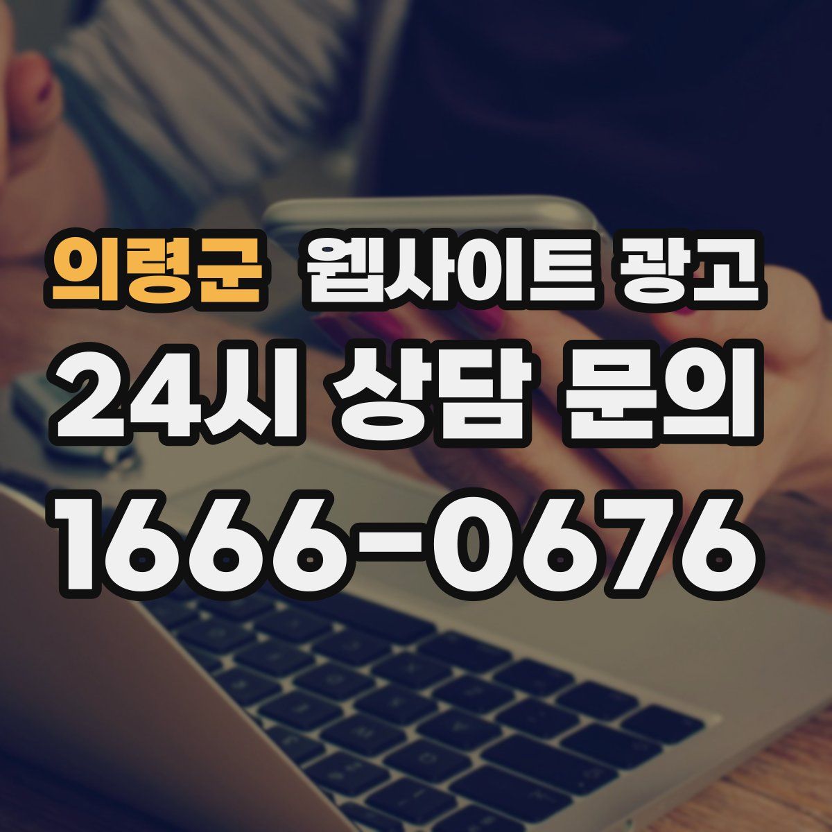의령군 웹사이트 광고