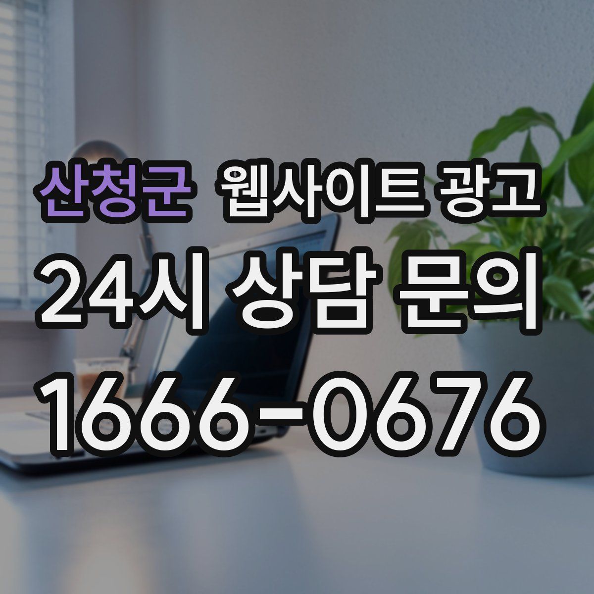 산청군 웹사이트 광고