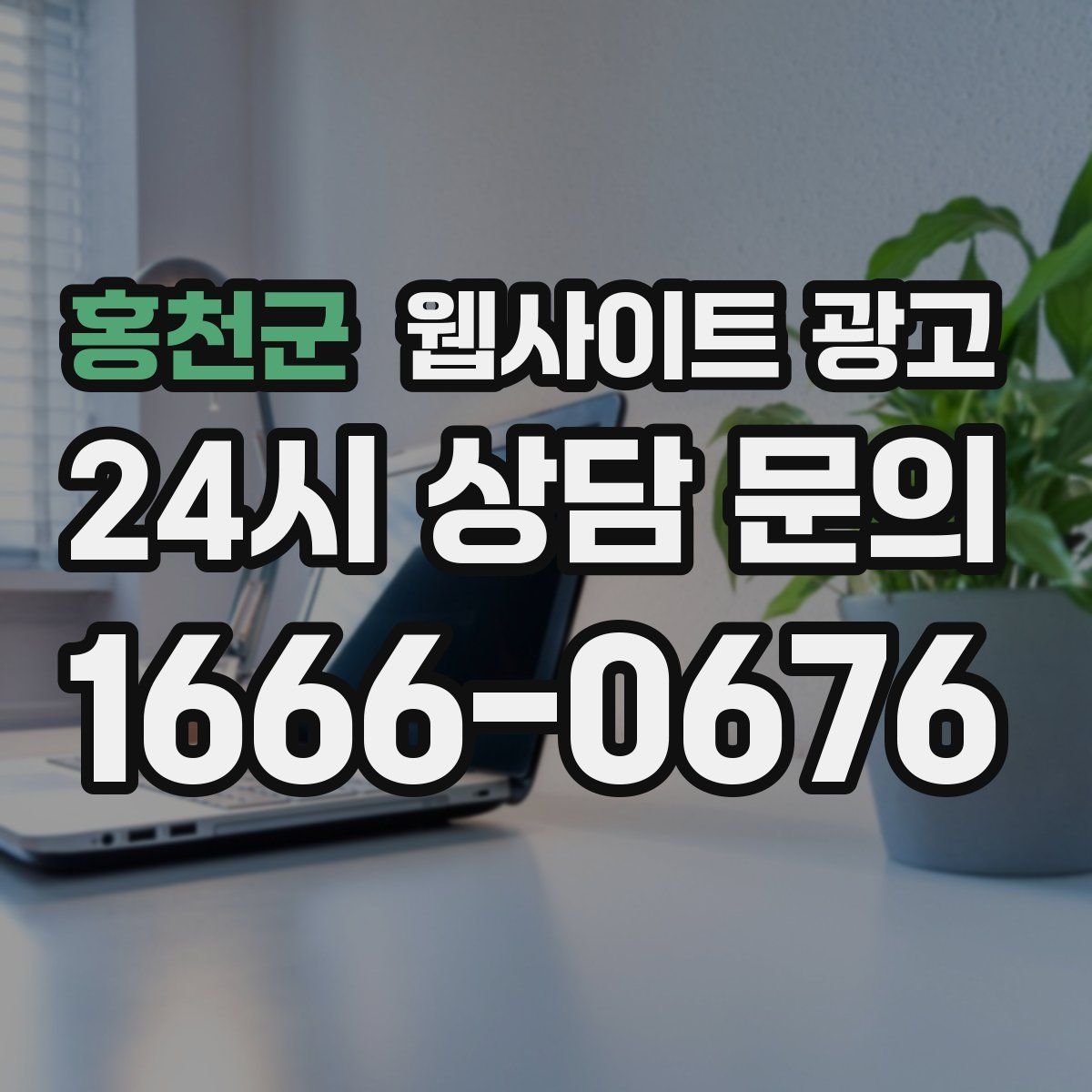 홍천군 웹사이트 광고