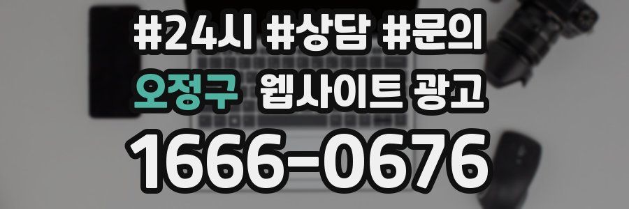 오정구 웹사이트 광고