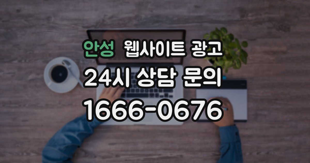 안성 웹사이트 광고