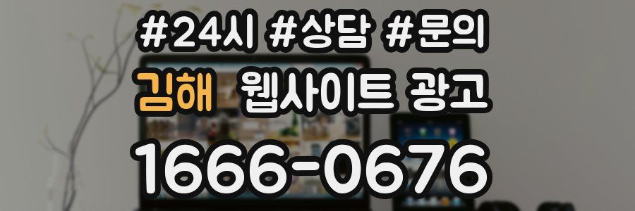 김해 웹사이트 광고