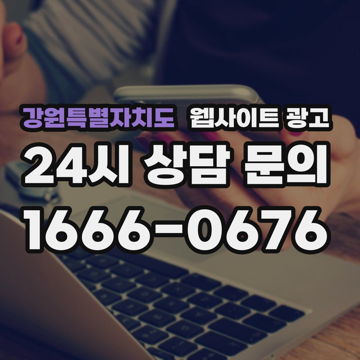 강원특별자치도 웹사이트 광고