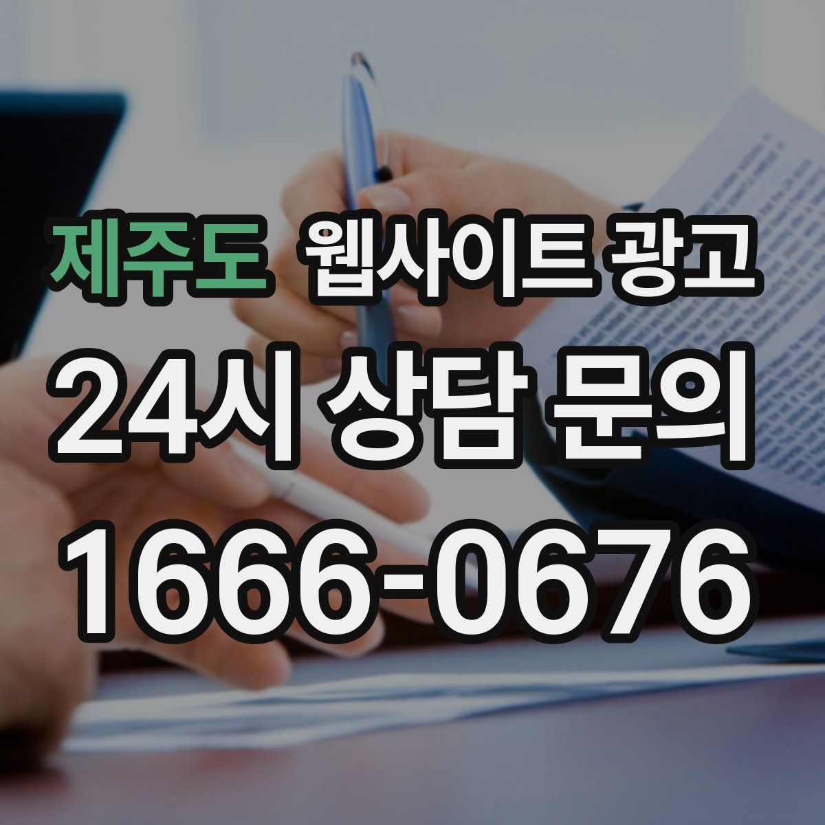 제주도 웹사이트 광고