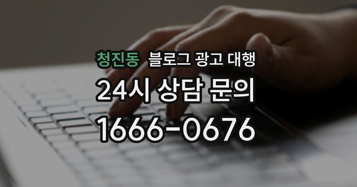 청진동 블로그 광고 대행