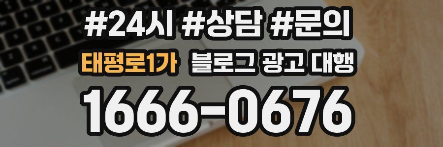 태평로1가 블로그 광고 대행