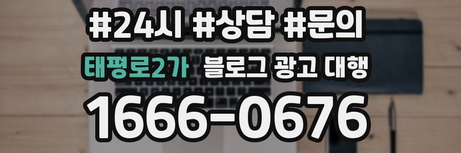 태평로2가 블로그 광고 대행