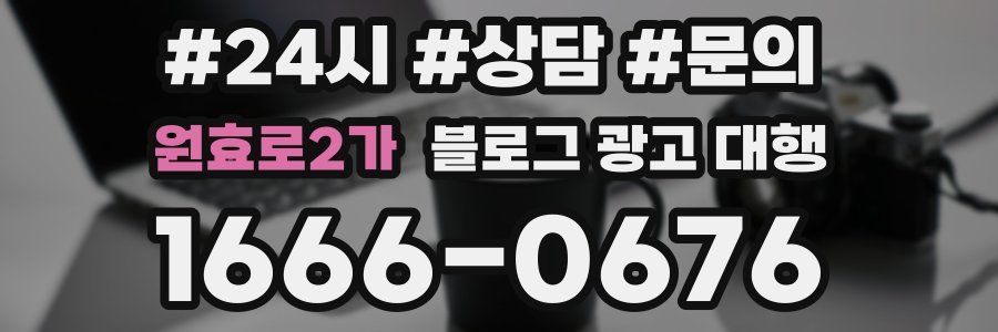 원효로2가 블로그 광고 대행