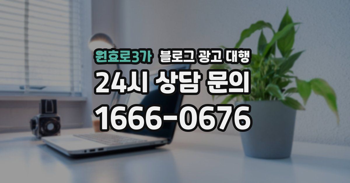 원효로3가 블로그 광고 대행