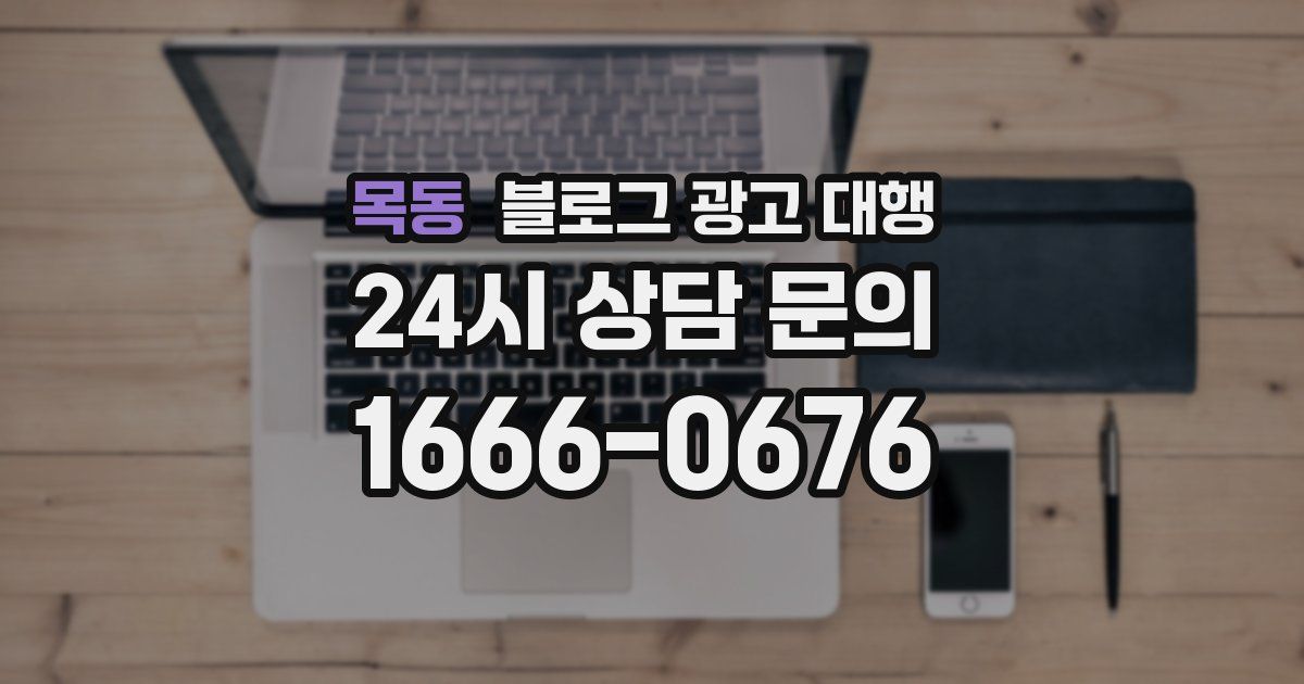 목동 블로그 광고 대행