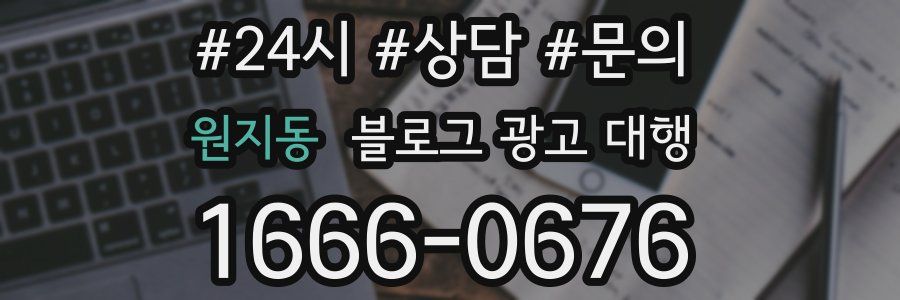 원지동 블로그 광고 대행