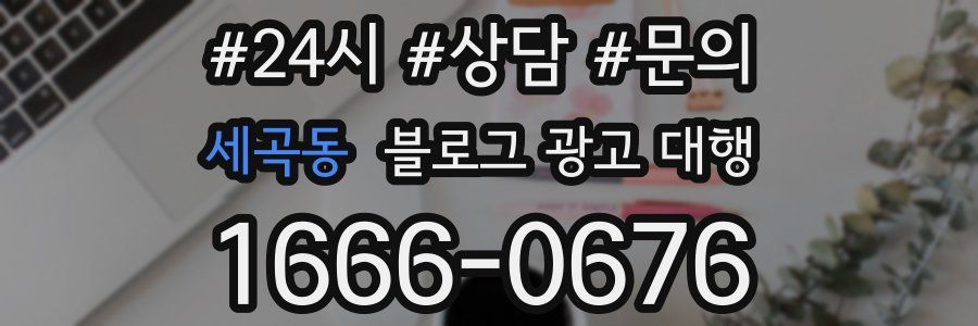 세곡동 블로그 광고 대행