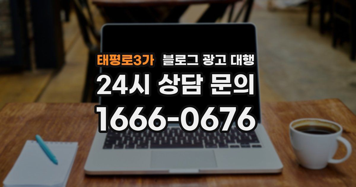 태평로3가 블로그 광고 대행