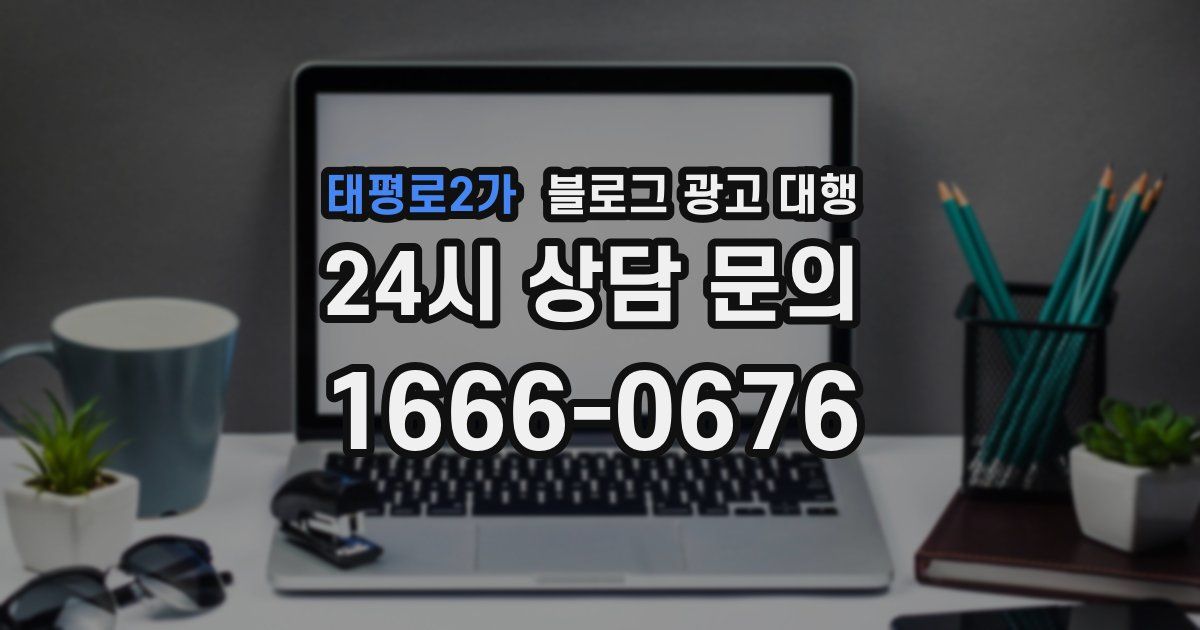 태평로2가 블로그 광고 대행