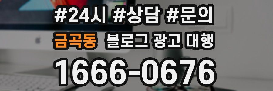 금곡동 블로그 광고 대행