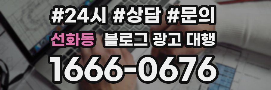 선화동 블로그 광고 대행