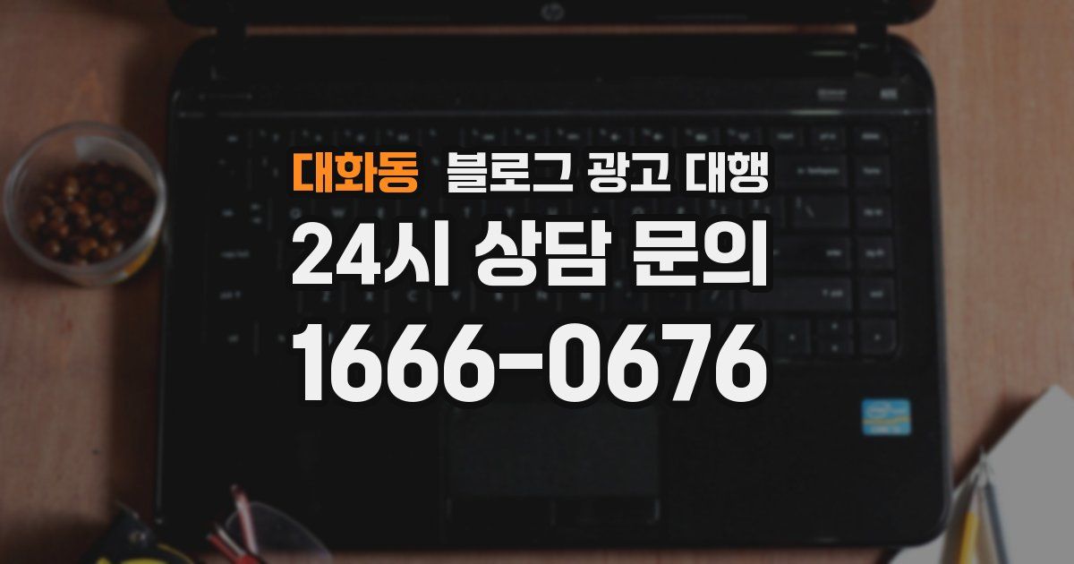 대화동 블로그 광고 대행