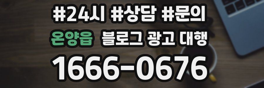온양읍 블로그 광고 대행