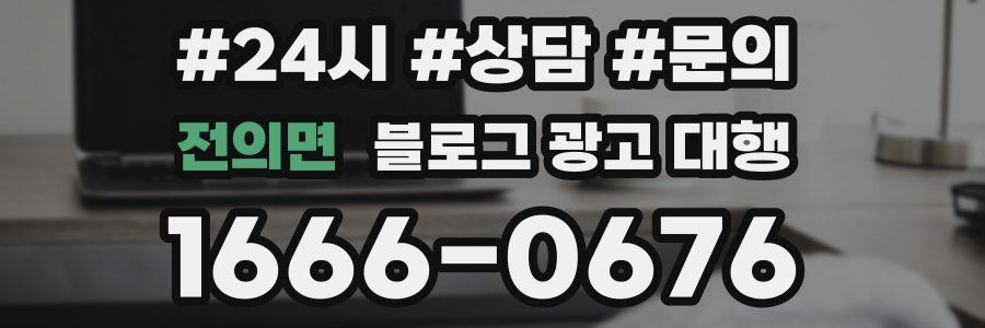 전의면 블로그 광고 대행