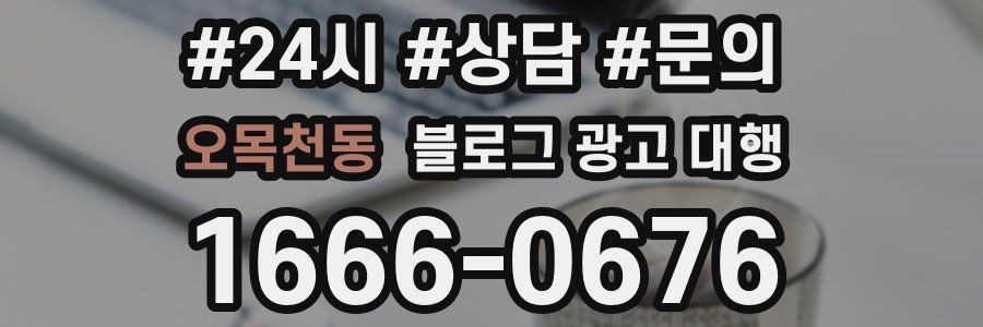 오목천동 블로그 광고 대행