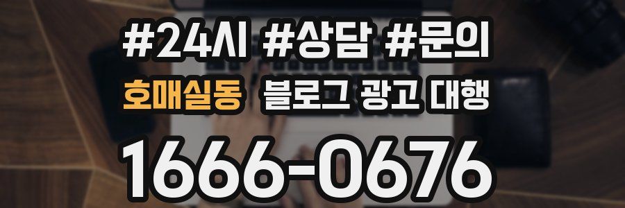 호매실동 블로그 광고 대행