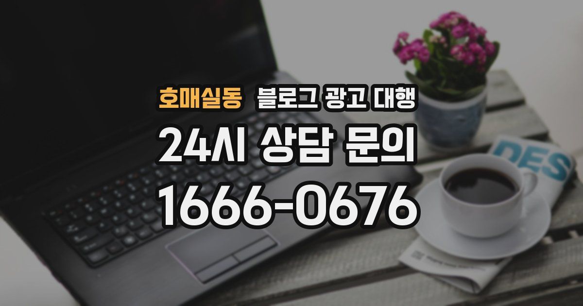 호매실동 블로그 광고 대행