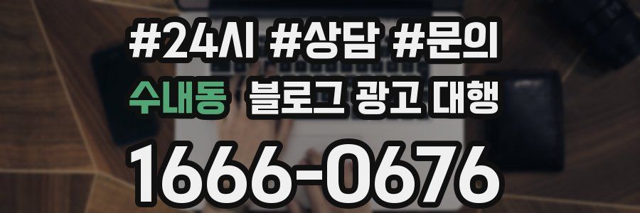 수내동 블로그 광고 대행