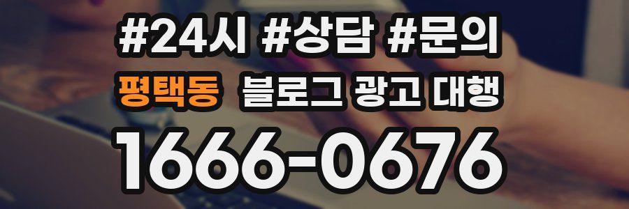평택동 블로그 광고 대행
