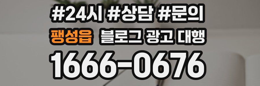 팽성읍 블로그 광고 대행