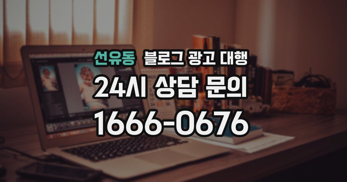 선유동 블로그 광고 대행
