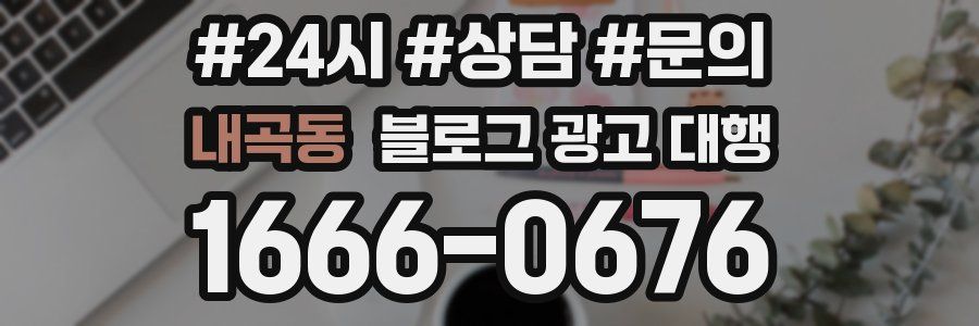 내곡동 블로그 광고 대행