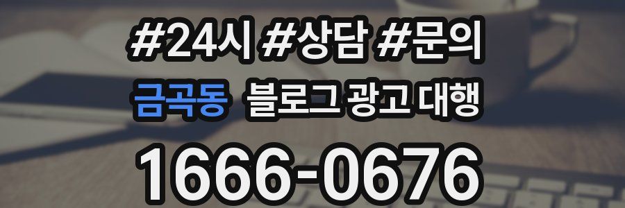 금곡동 블로그 광고 대행