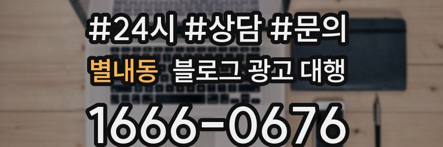 별내동 블로그 광고 대행